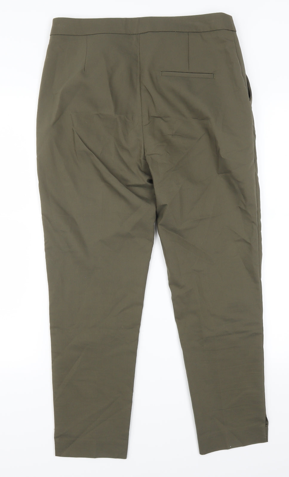 Topshop Womens Green   Trousers  Size 10 L26 in