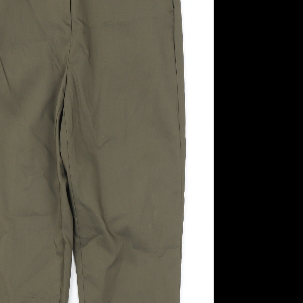 Topshop Womens Green   Trousers  Size 10 L26 in
