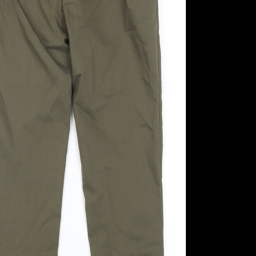 Topshop Womens Green   Trousers  Size 10 L26 in
