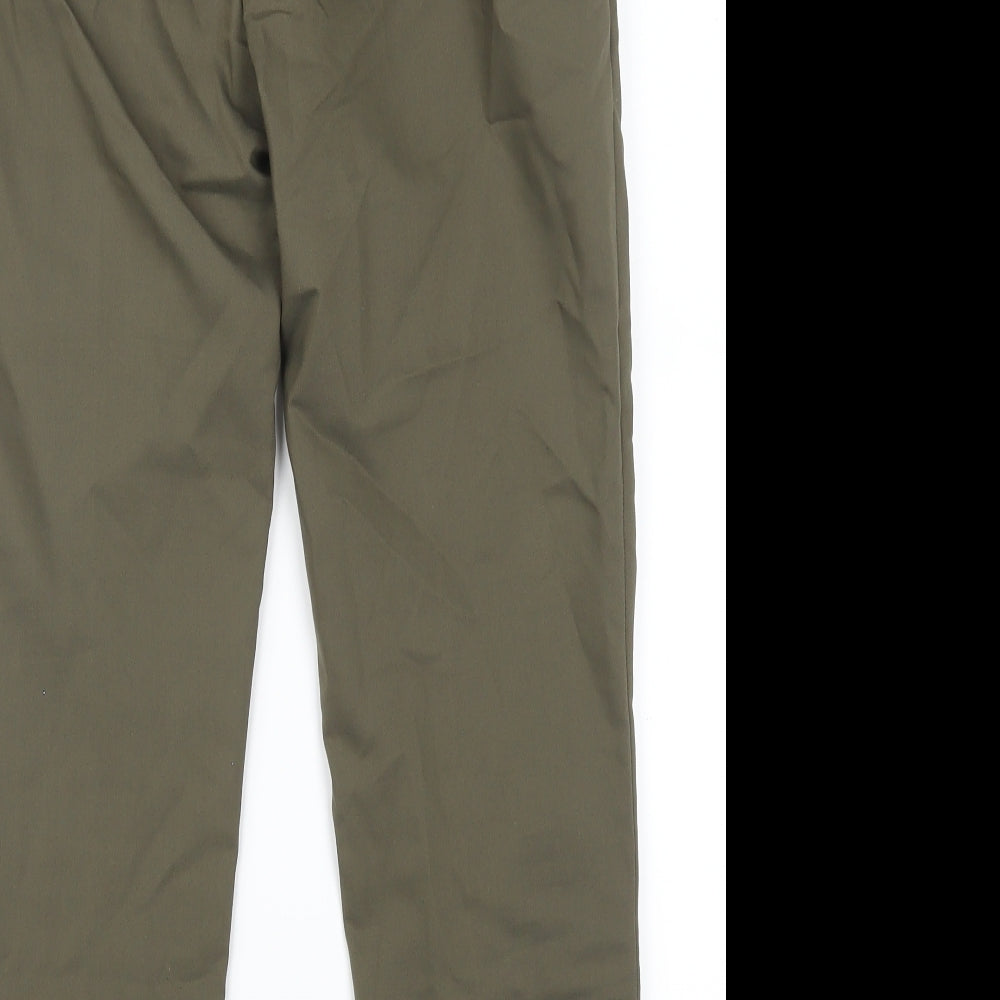 Topshop Womens Green   Trousers  Size 10 L26 in