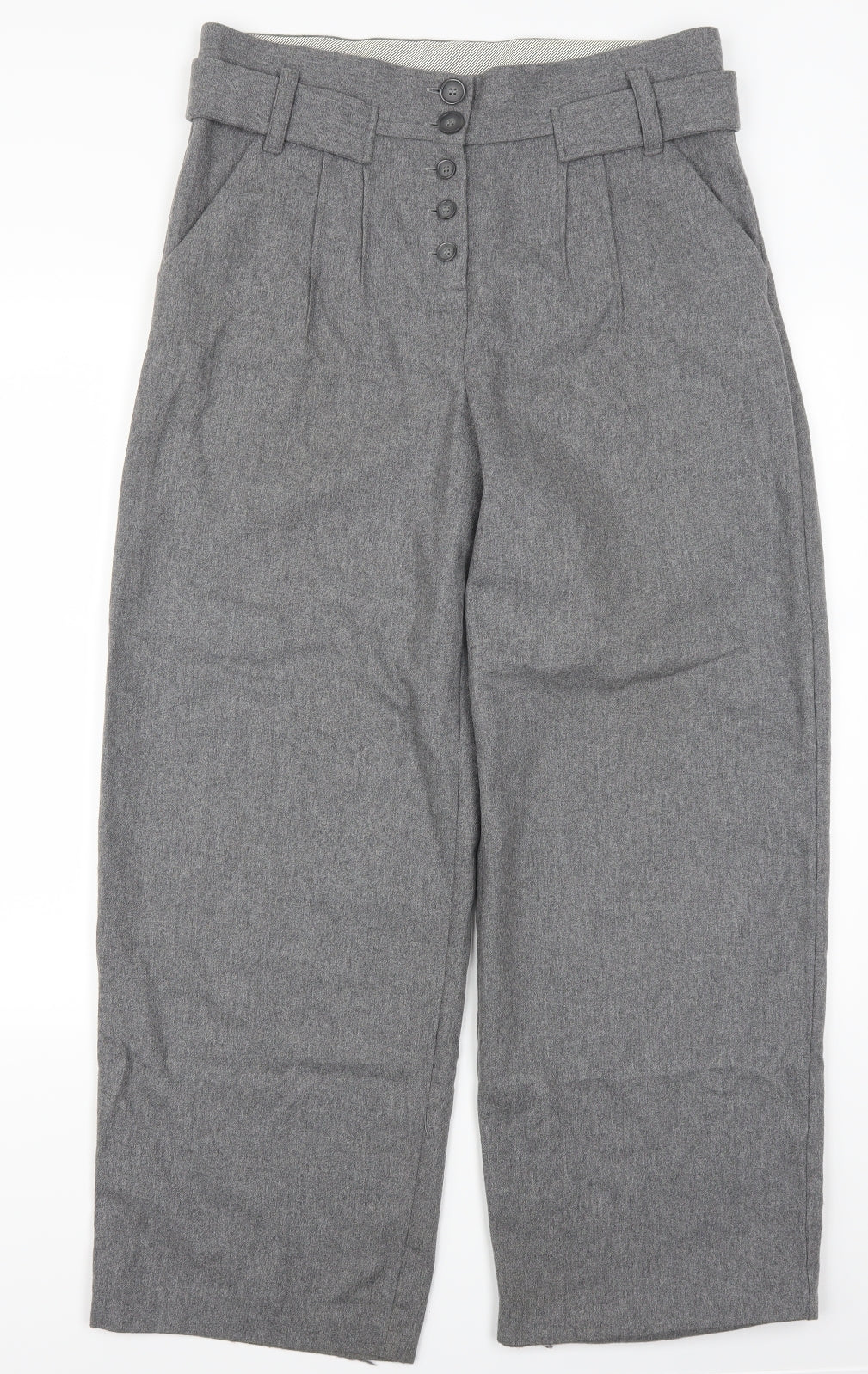 Topshop Womens Grey   Trousers  Size 12 L29 in