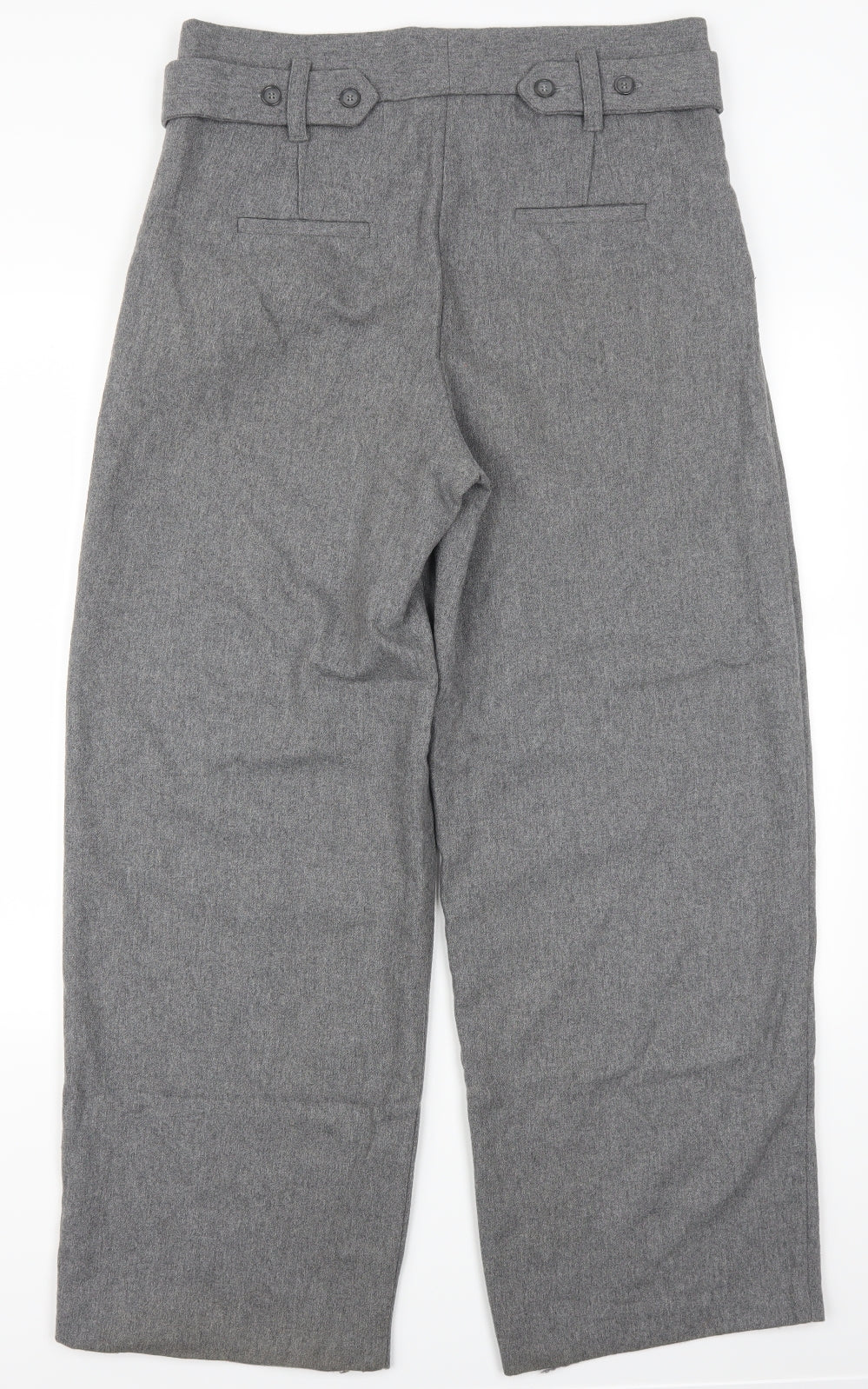 Topshop Womens Grey   Trousers  Size 12 L29 in