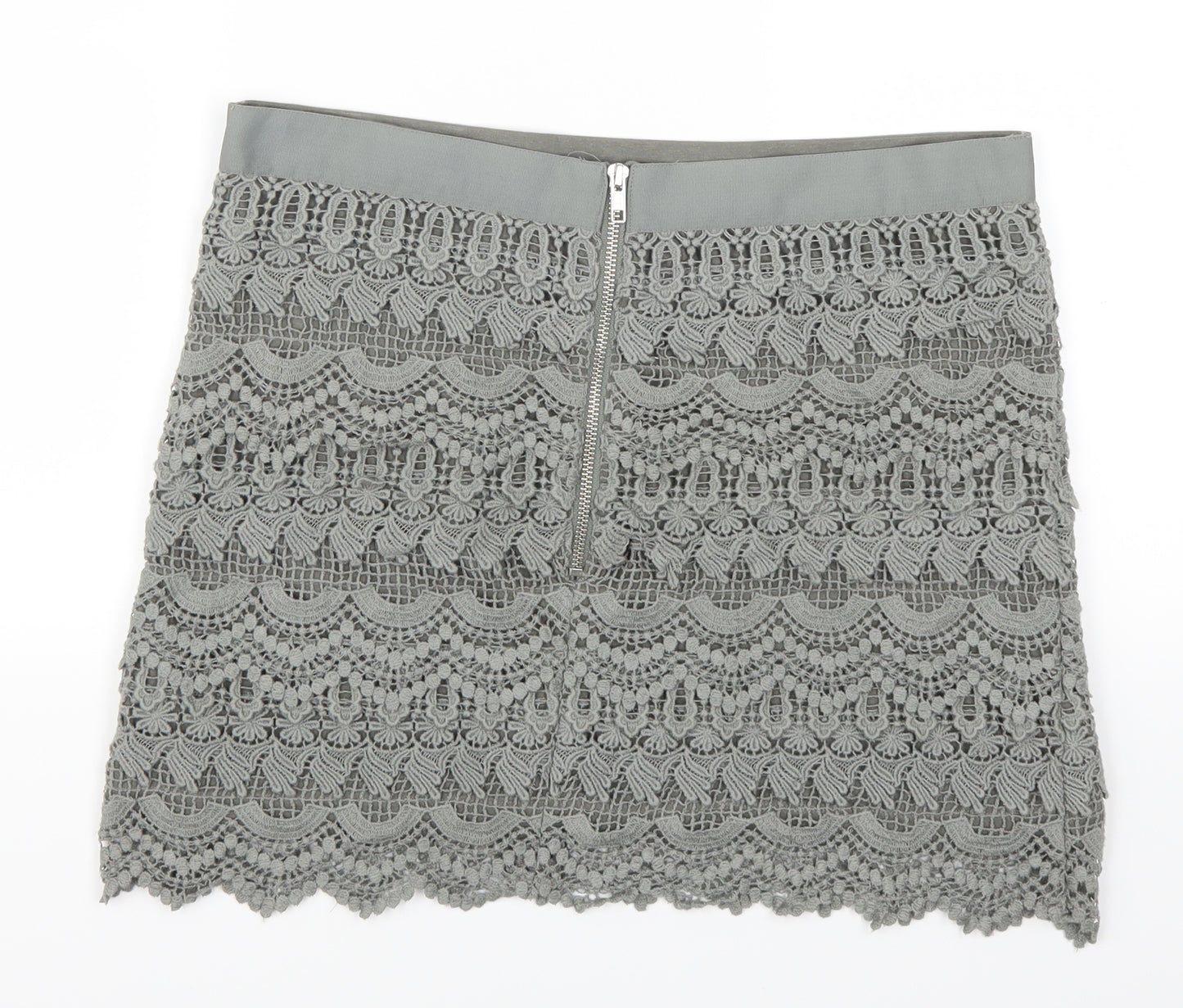 NEXT Womens Green  Lace Mini Skirt Size 14