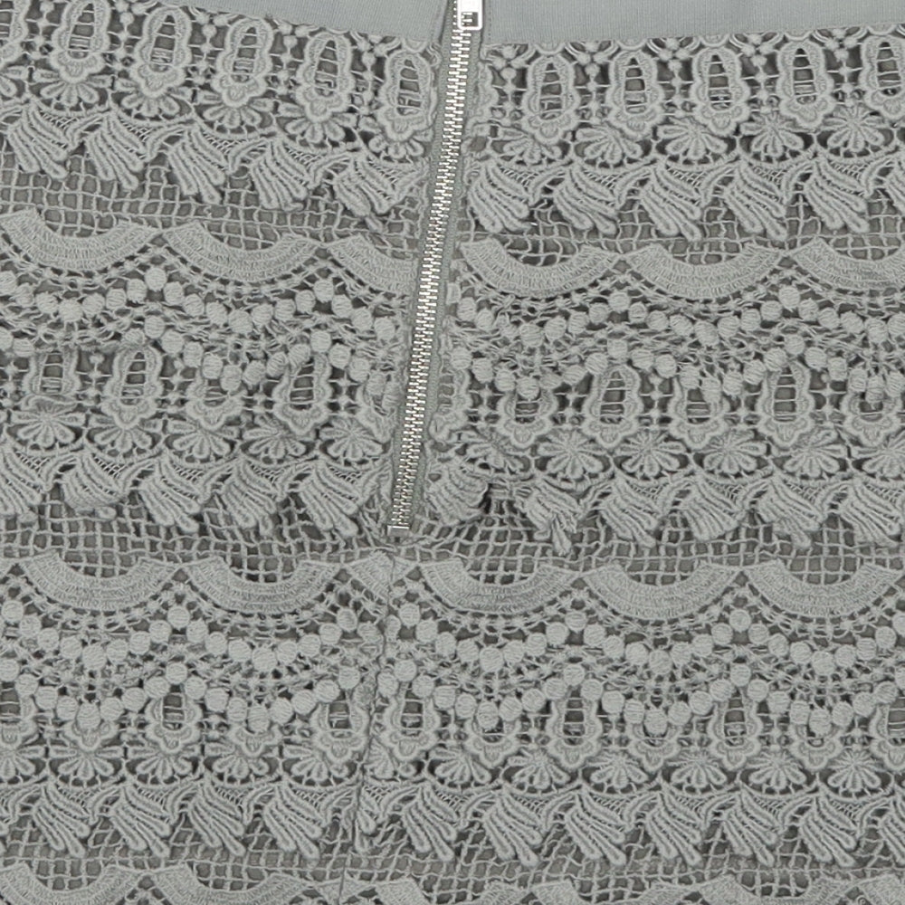 NEXT Womens Green  Lace Mini Skirt Size 14