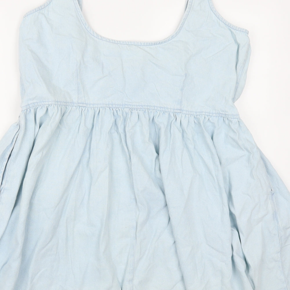 ASOS Womens Blue  Denim Skater Dress  Size 18