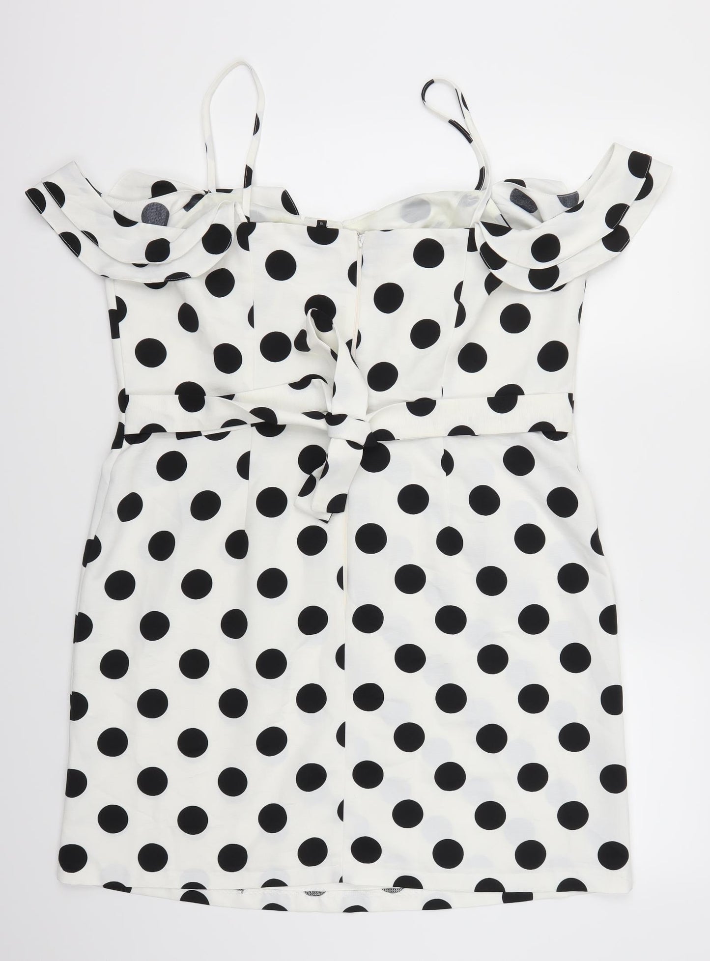 River Island Womens White Paisley  Mini  Size 18