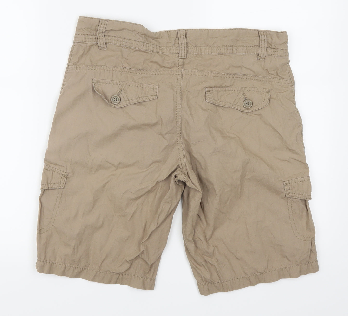Now Womens Brown   Cargo Shorts Size 10