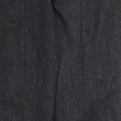 Marks and Spencer Womens Grey  Denim Straight Jeans Size 14 L30 in