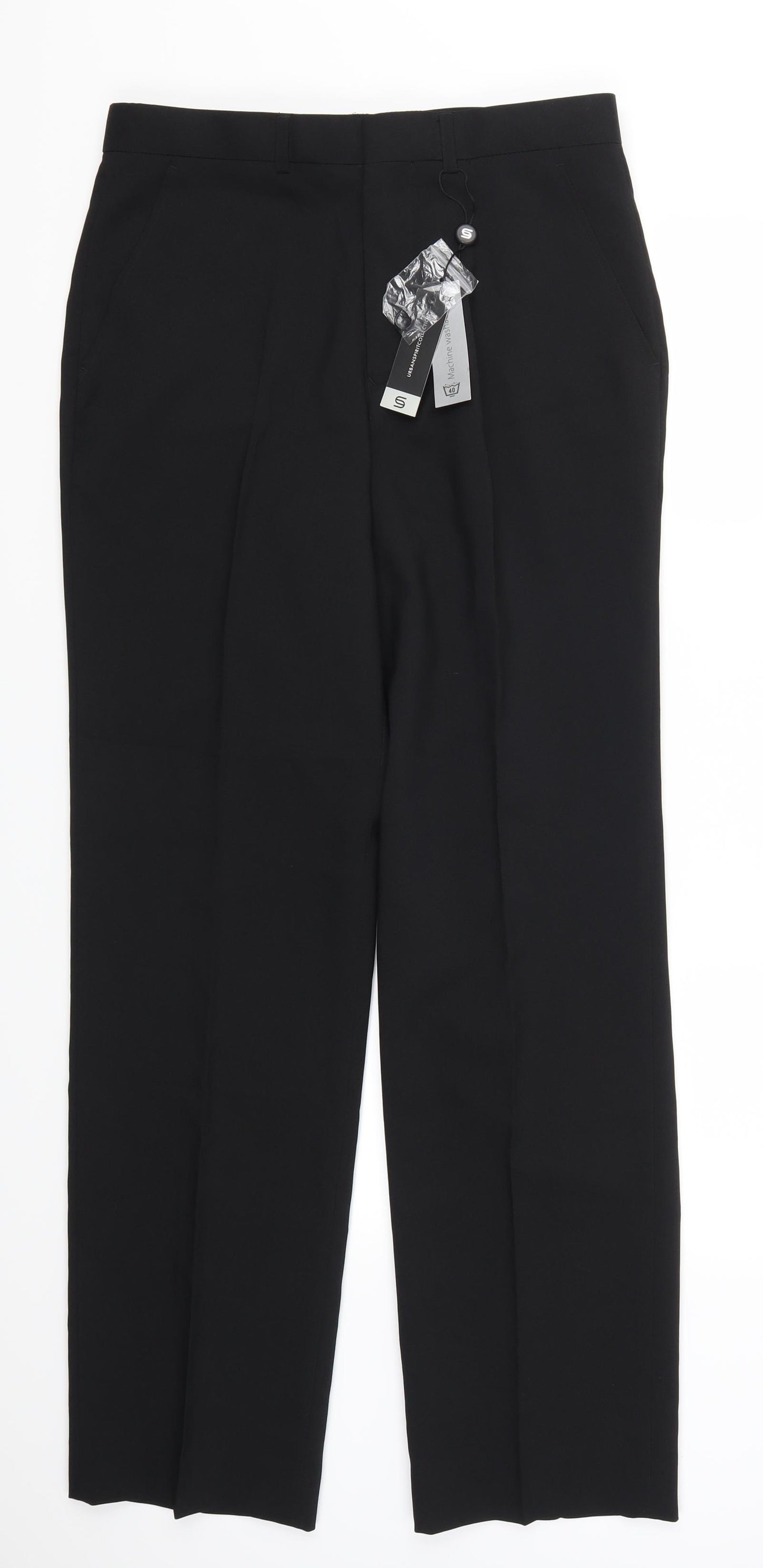 Urban Spirit Mens Black   Trousers  Size 32 L32 in