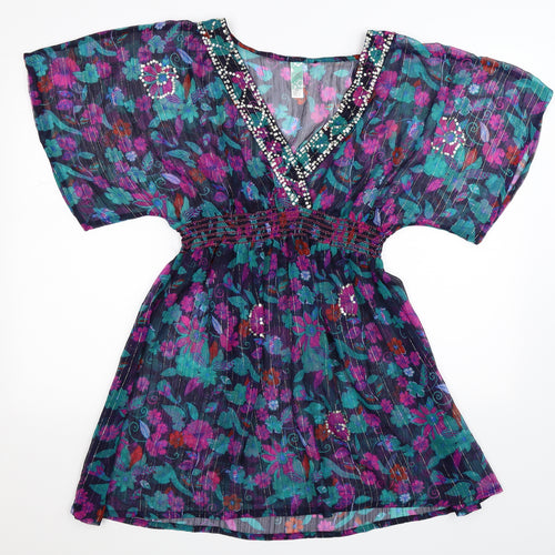 Ocean Club Womens Multicoloured Floral  Fit & Flare  Size 12