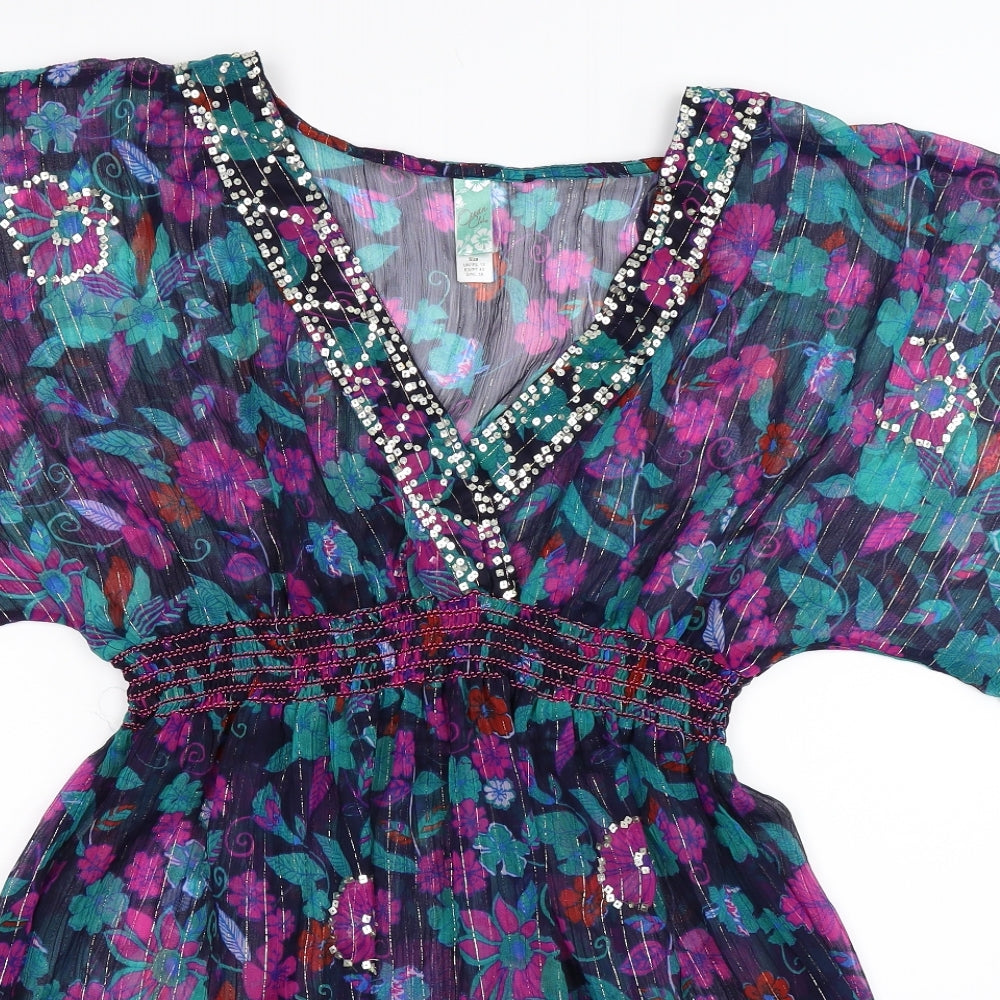 Ocean Club Womens Multicoloured Floral  Fit & Flare  Size 12