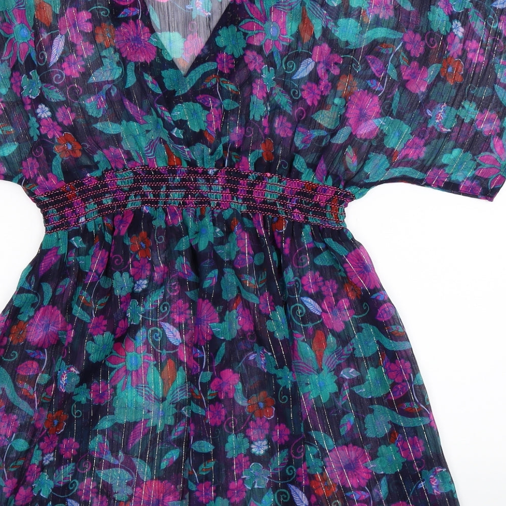Ocean Club Womens Multicoloured Floral  Fit & Flare  Size 12