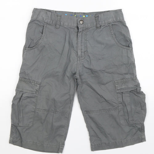Blue Zoo Boys Grey   Cargo Shorts Size 12 Years