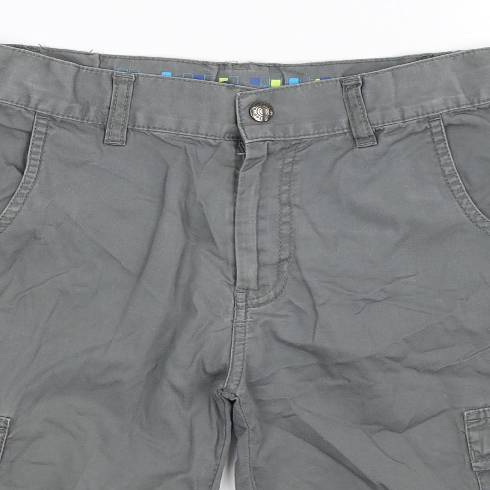 Blue Zoo Boys Grey   Cargo Shorts Size 12 Years
