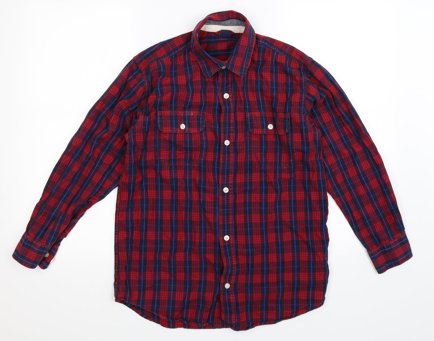 Gap Boys Multicoloured Check  Basic Button-Up Size 12-13 Years