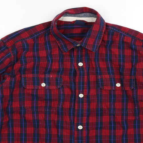 Gap Boys Multicoloured Check  Basic Button-Up Size 12-13 Years
