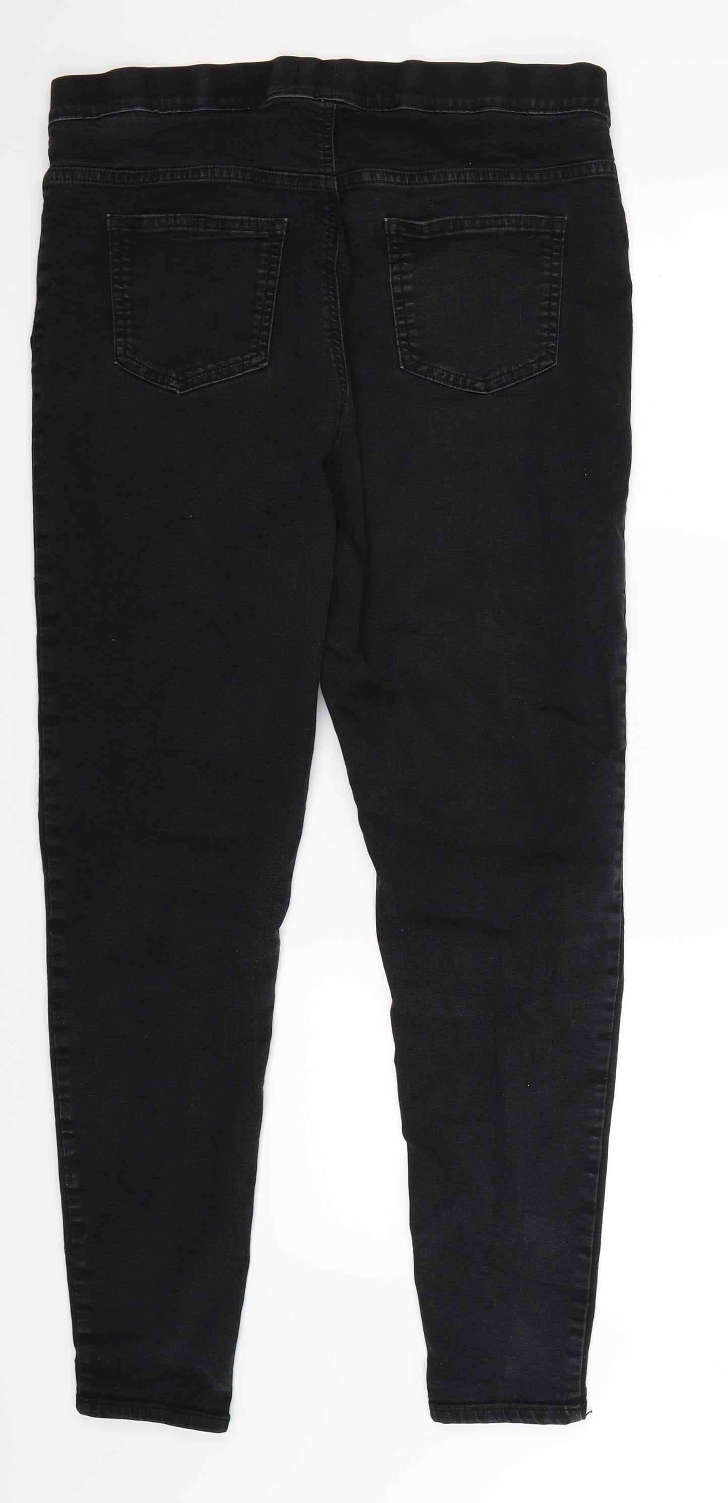 Marks and Spencer Womens Black  Denim Jegging Jeans Size 16 L29 in