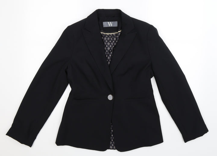 BHS Womens Blue Jacket Suit Jacket Size 10