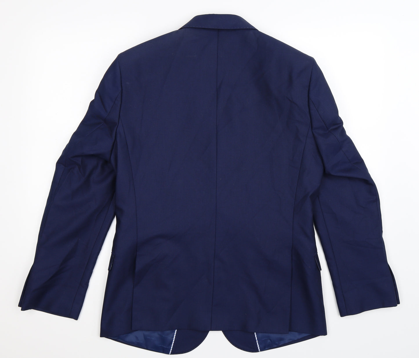 One Six Five Mens Blue   Jacket Suit Jacket Size 40