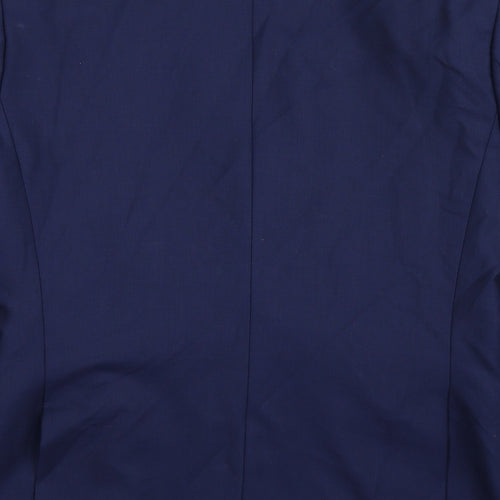 One Six Five Mens Blue   Jacket Suit Jacket Size 40