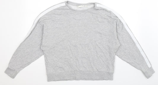 H&M Womens Grey   Pullover Sweatshirt Size M