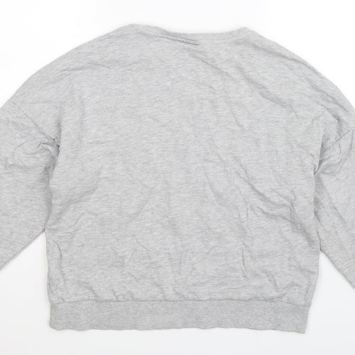 H&M Womens Grey   Pullover Sweatshirt Size M
