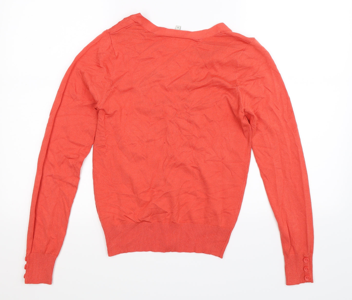 Peacocks Womens Pink  Knit Cardigan Jumper Size 8