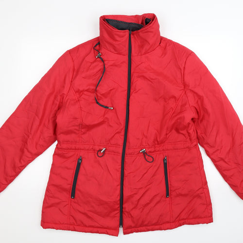 Anne De Lancay Womens Red   Jacket  Size L
