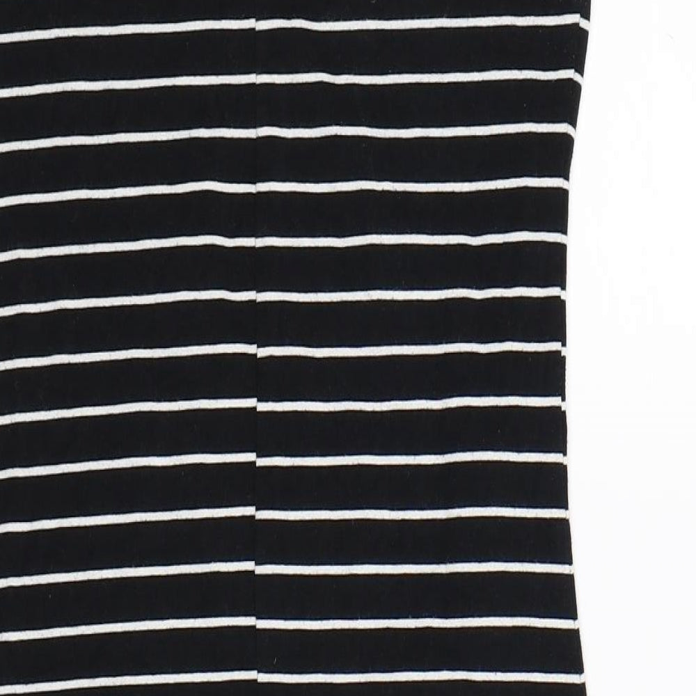 Cotton On Womens Blue Striped  Bodycon  Size L
