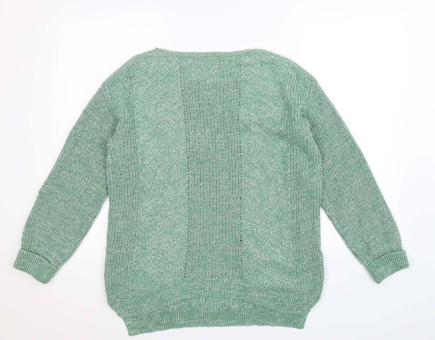 Marks and Spencer Womens Green  Knit Pullover Jumper Size M