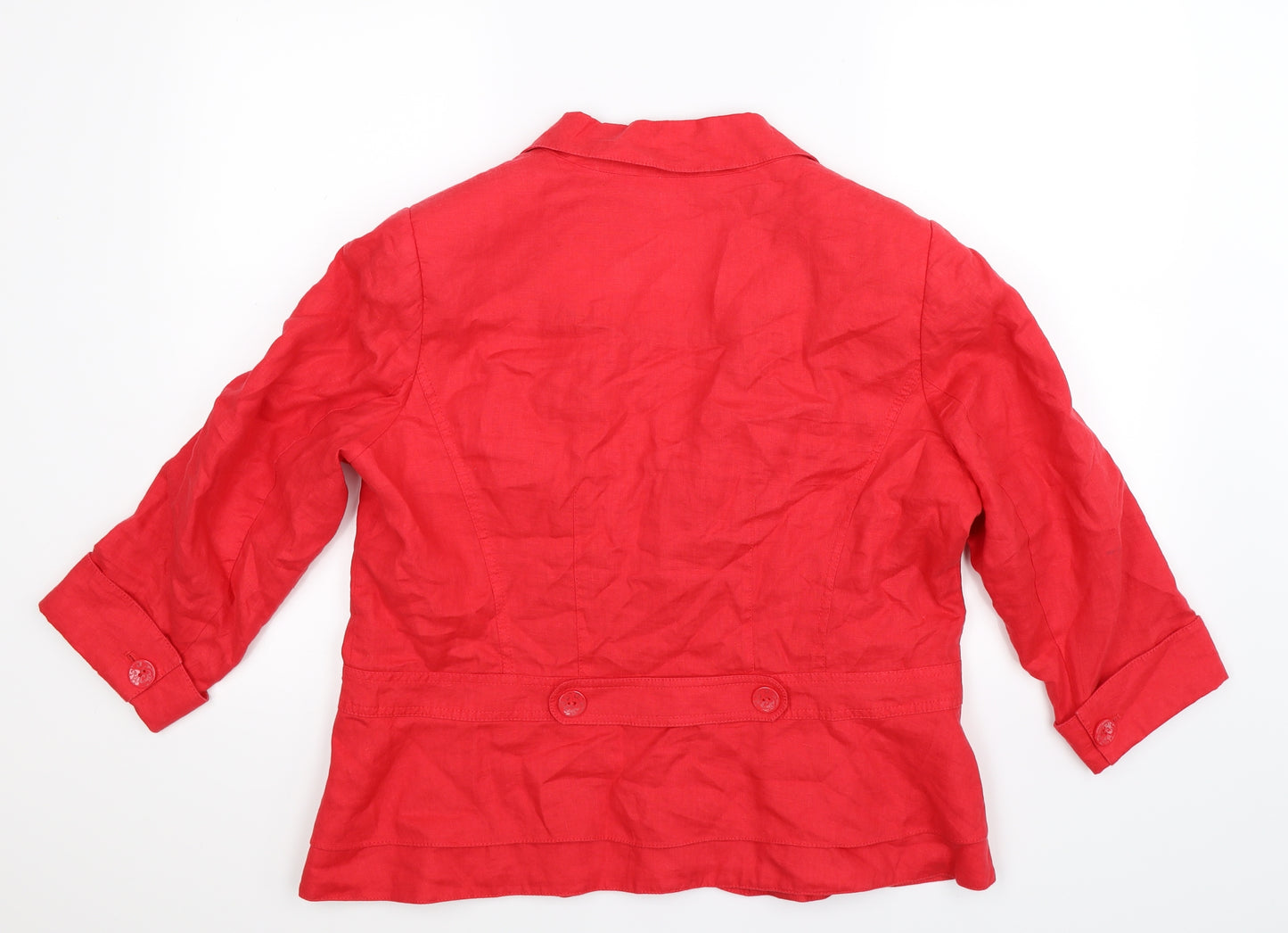 Per Una Womens Red   Jacket Blazer Size 18