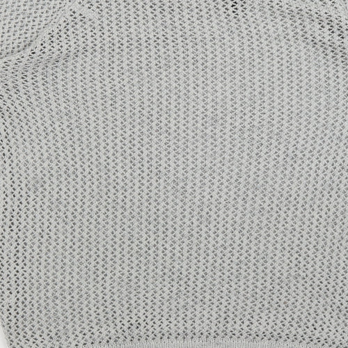 Dalu Womens Grey  Knit Pullover Jumper Size M