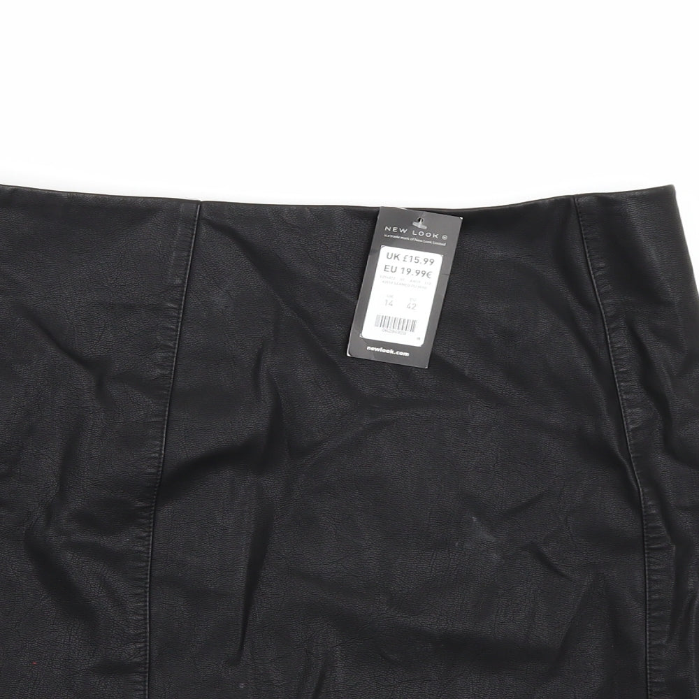 New Look Womens Black   A-Line Skirt Size 14