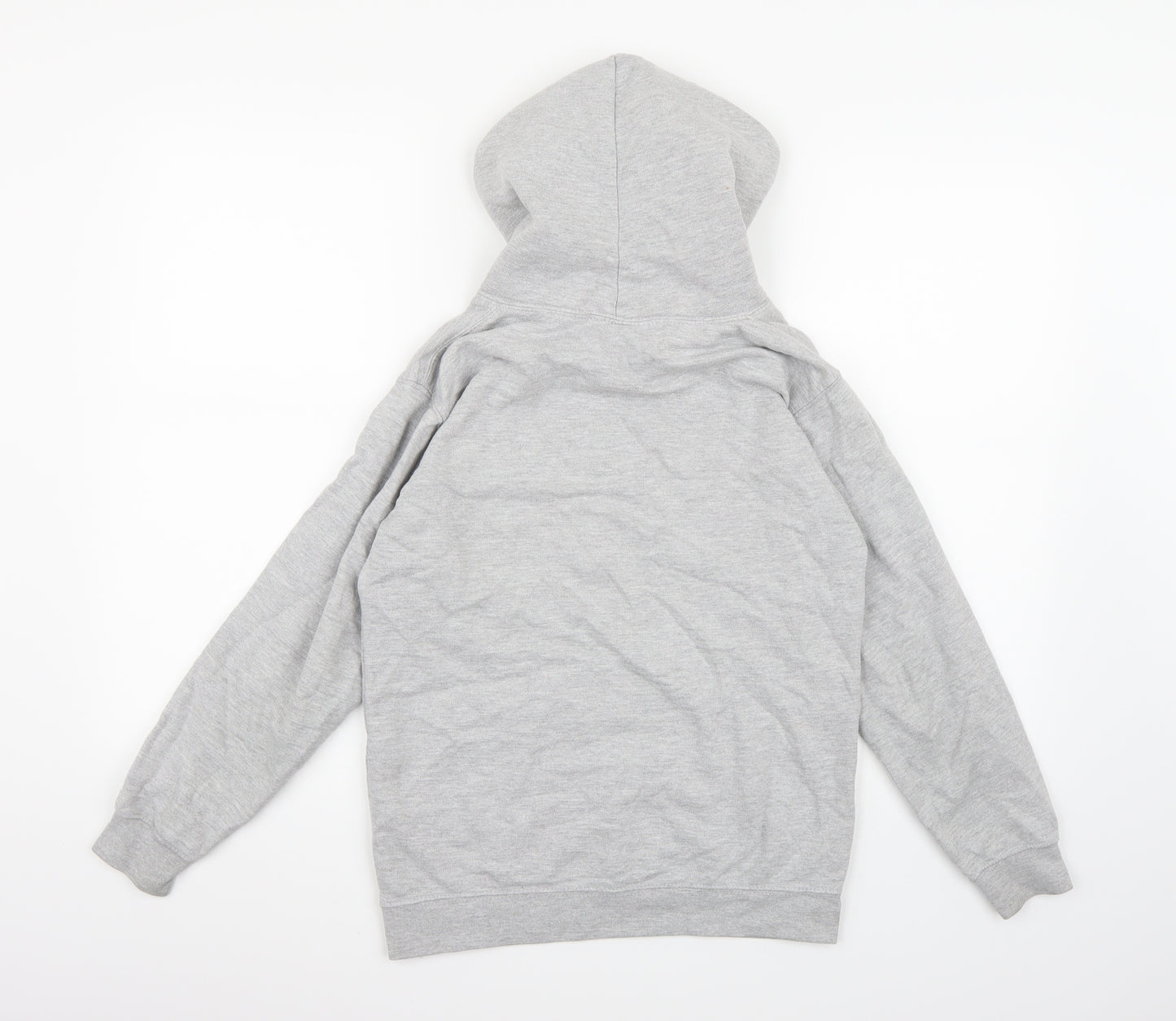 Just Hoods Boys Grey  Jersey Pullover Hoodie Size 12-13 Years  - Durham