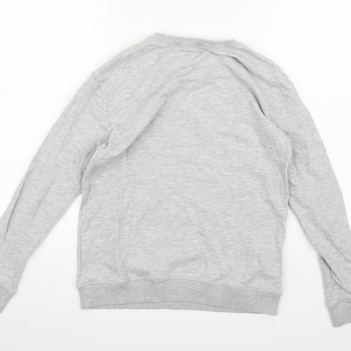 H&M Boys Grey  Jersey Pullover Sweatshirt Size 11 Years