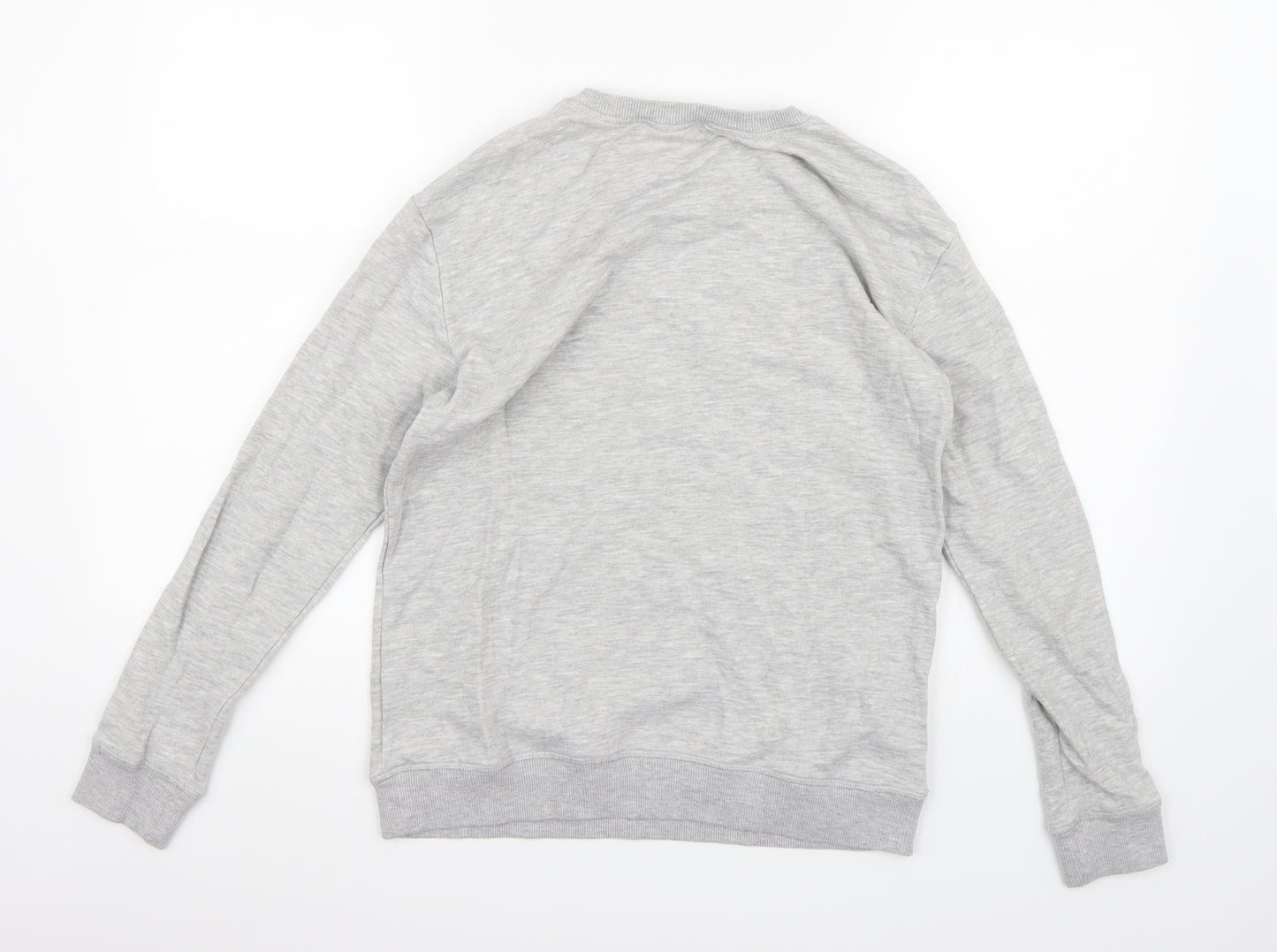 H&M Boys Grey  Jersey Pullover Sweatshirt Size 11 Years