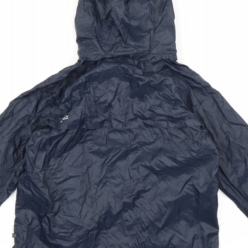 Mac in a Sac Boys Blue   Rain Coat Coat Size 11-12 Years