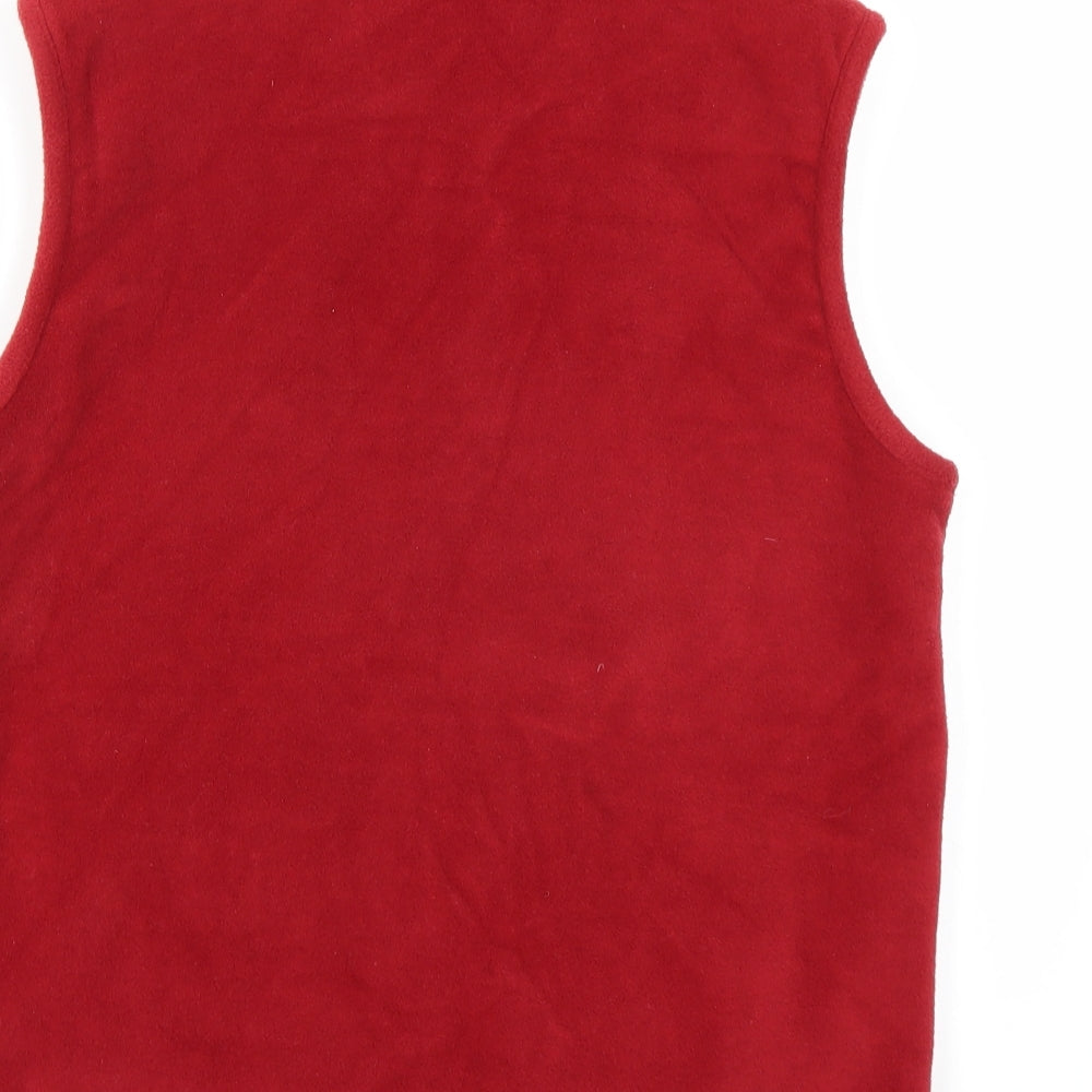 anelka Boys Red  Fleece Gilet Coat Size 15-16 Years