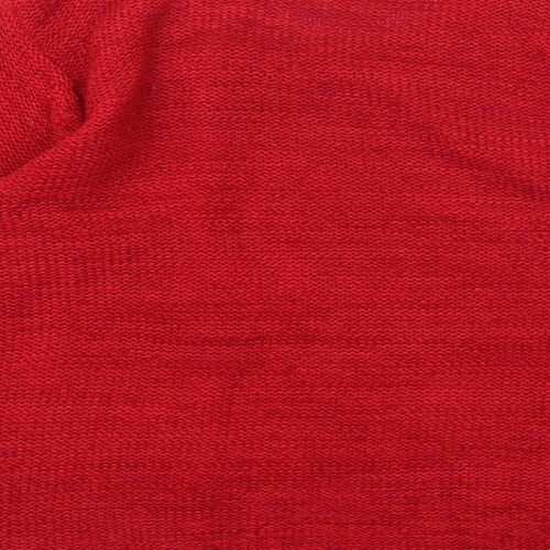 Ann Marie Womens Red  Knit Cardigan Jumper Size M