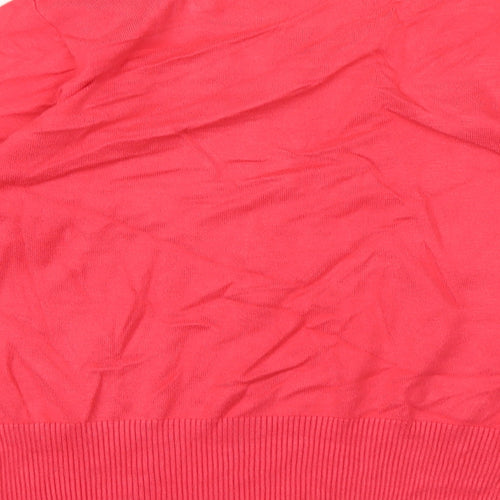 Preworn Womens Pink  Knit Pullover Jumper Size S