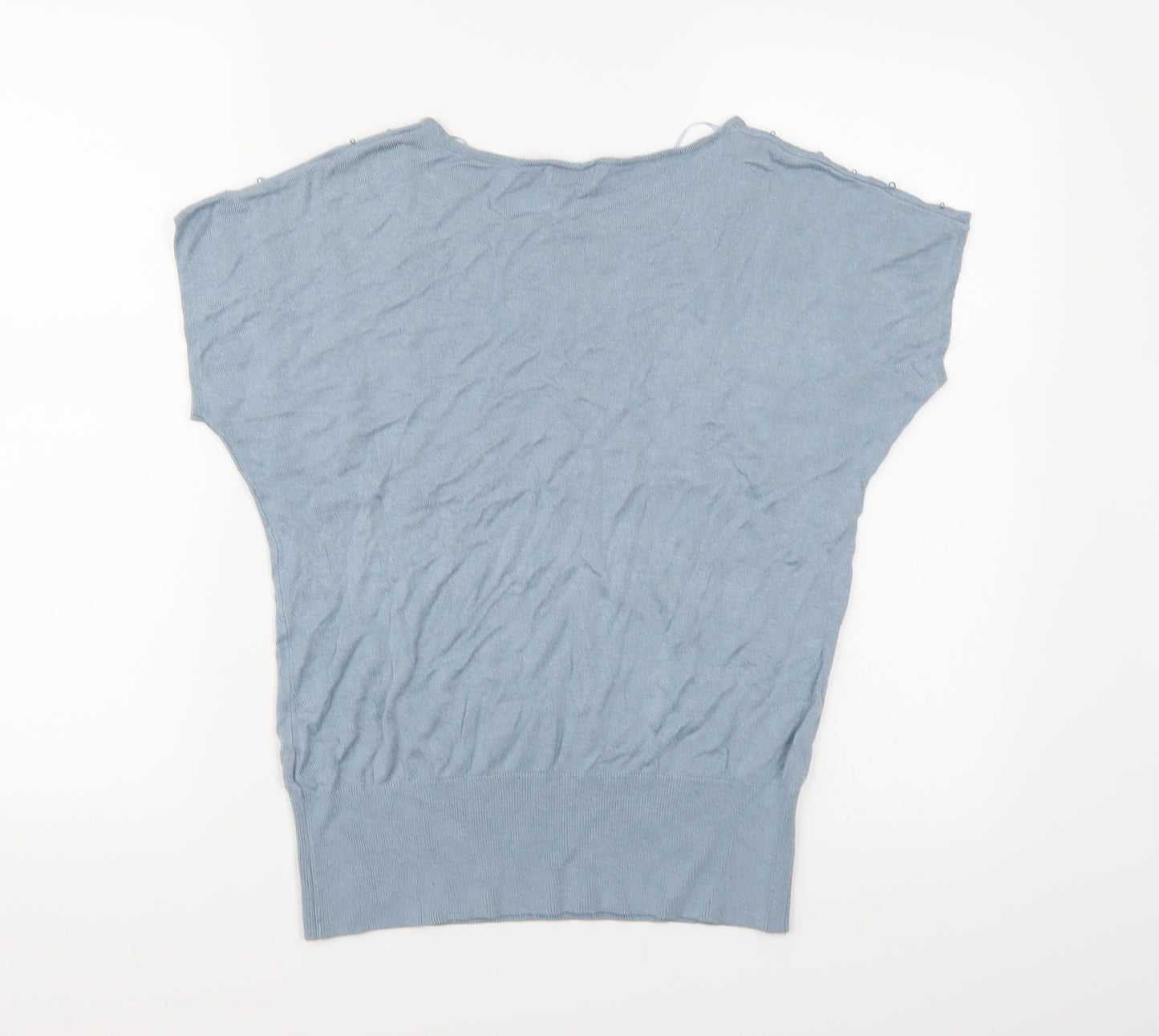 H&M Womens Blue  Knit Pullover Jumper Size M