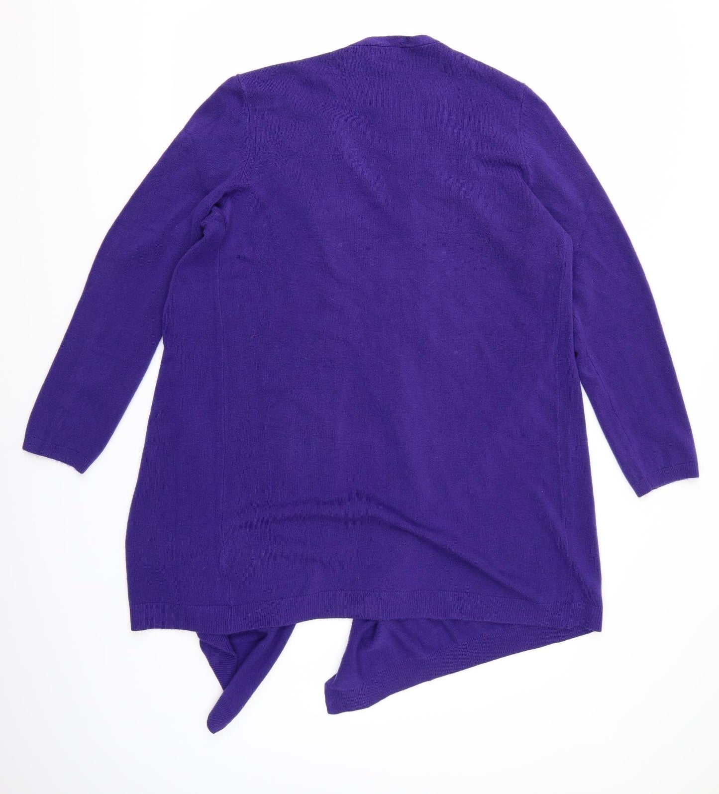 Papaya Womens Purple  Knit Cardigan Jumper Size 16