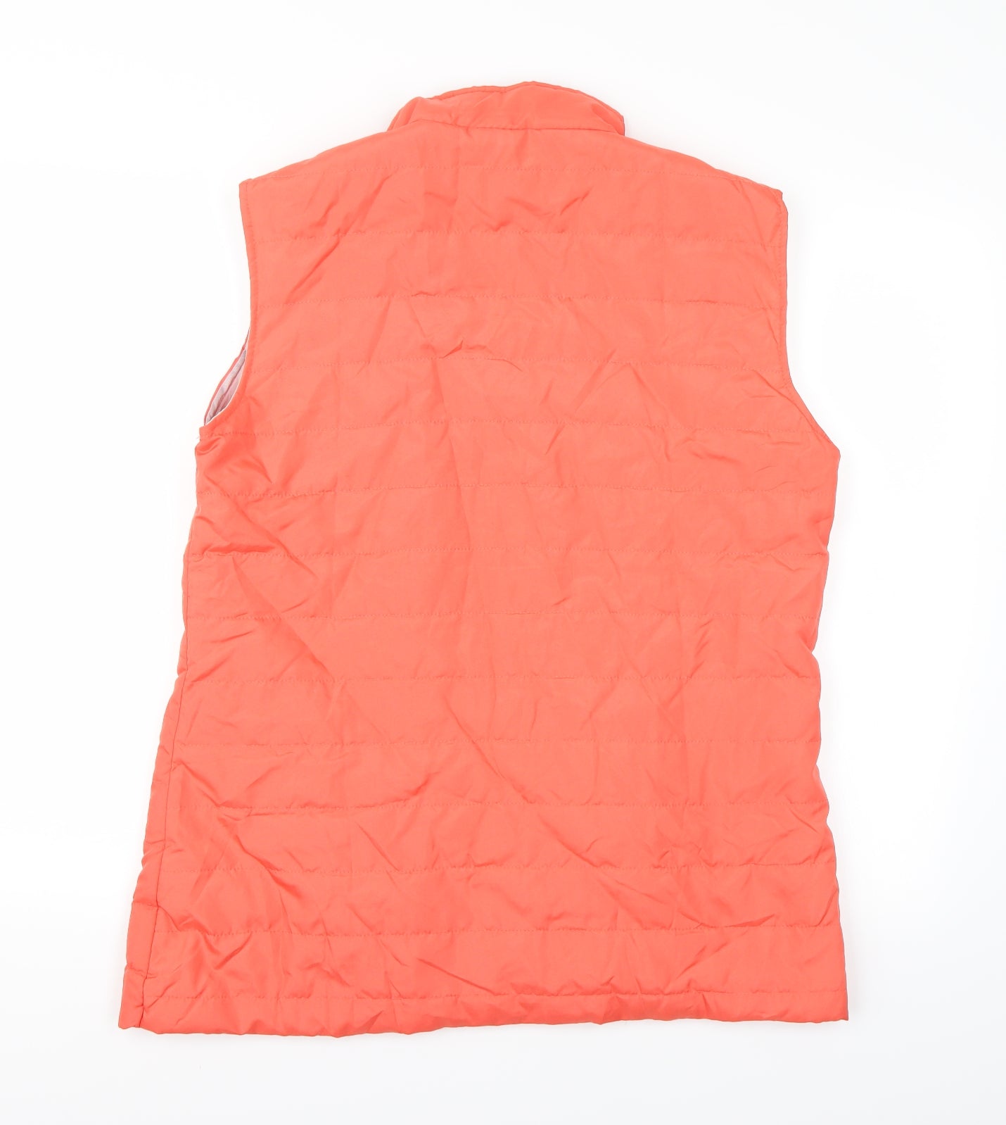Anne De Lancay Womens Pink   Gilet Coat Size M  - Salmon Pink