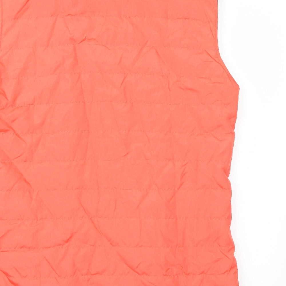 Anne De Lancay Womens Pink   Gilet Coat Size M  - Salmon Pink