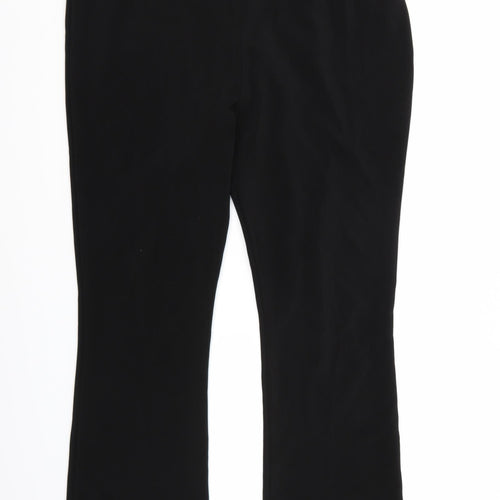 Preworn Womens Black   Trousers  Size 18 L28 in