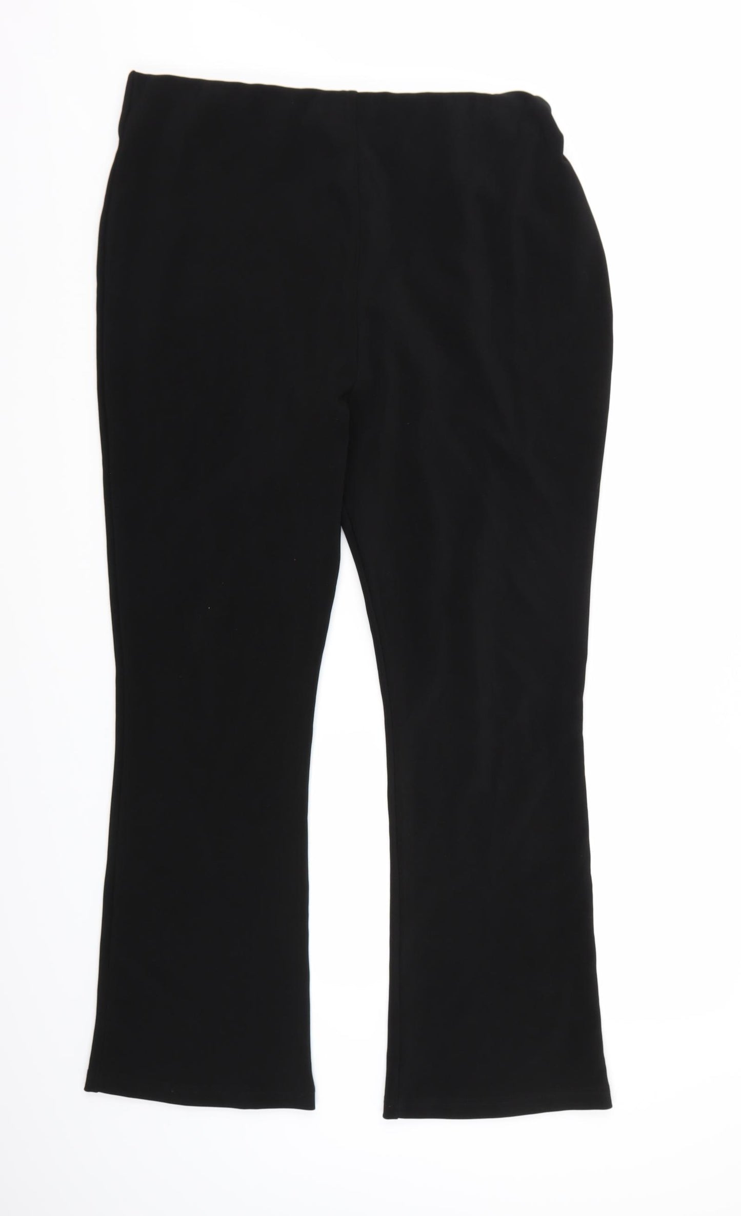 Preworn Womens Black   Trousers  Size 18 L28 in