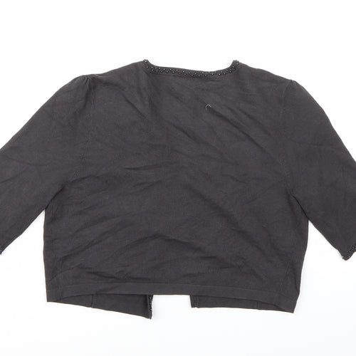 Fenn Wright Manson Womens Grey  Knit Shrug Jumper Size 12