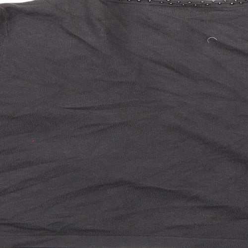 Fenn Wright Manson Womens Grey  Knit Shrug Jumper Size 12