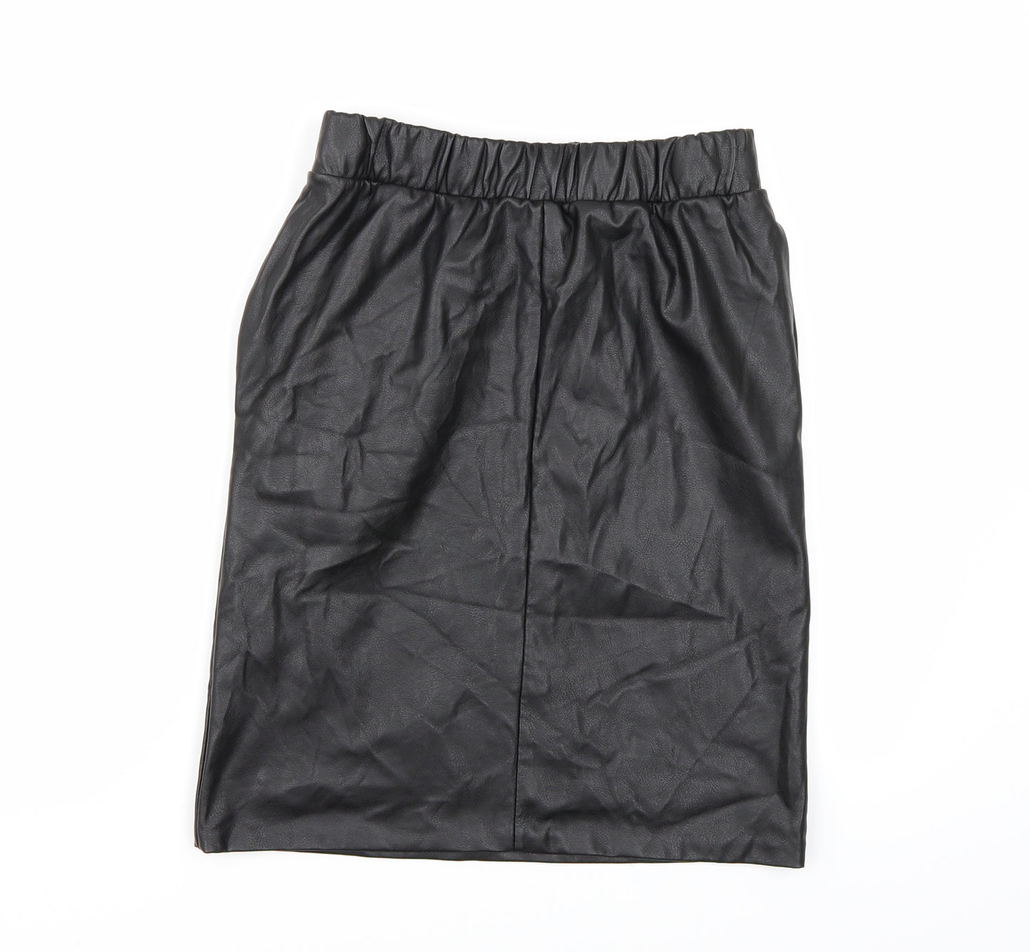 Topshop Womens Black   A-Line Skirt Size 8