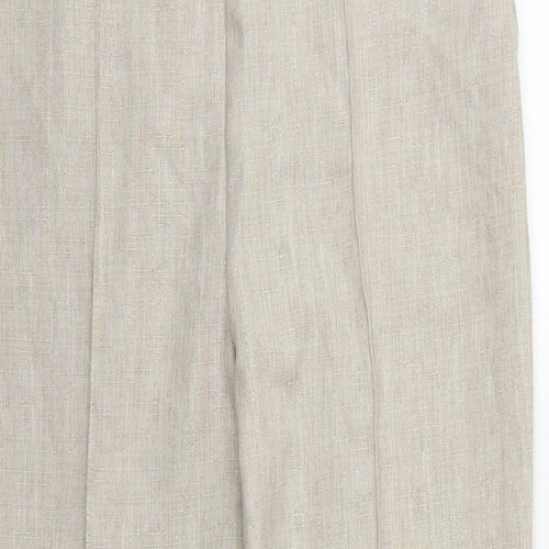 Papaya Womens Ivory   Trousers  Size 12 L24 in